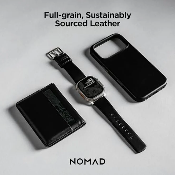 NOMAD Moderne Lederhülle für iPhone 17 Pro Max, Schwarz, MagSafe und kabelloses Laden, 2,4 m Fallschutz – Bild 10