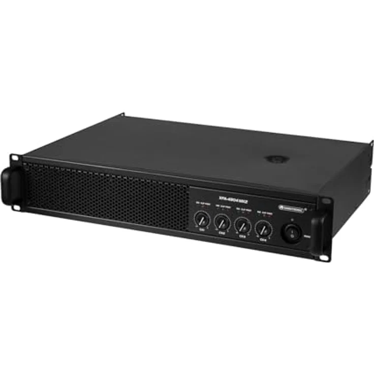 Omnitronic XPA-4804 MK2, Class D PA Verstärker mit 4 x 1800 W RMS, einstellbaren Betriebsarten und elektronisch symmetrierten Eingängen – Bild 4
