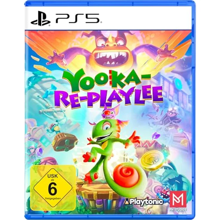 PM Studios Yooka Re-PlayLee - PS5, verbessertes PS5-Spiel mit exklusiven extras wie Karte und wiederverwendbaren Aufklebern, erweiterte Herausforderungen und neue Sammelwährung – Bild 1