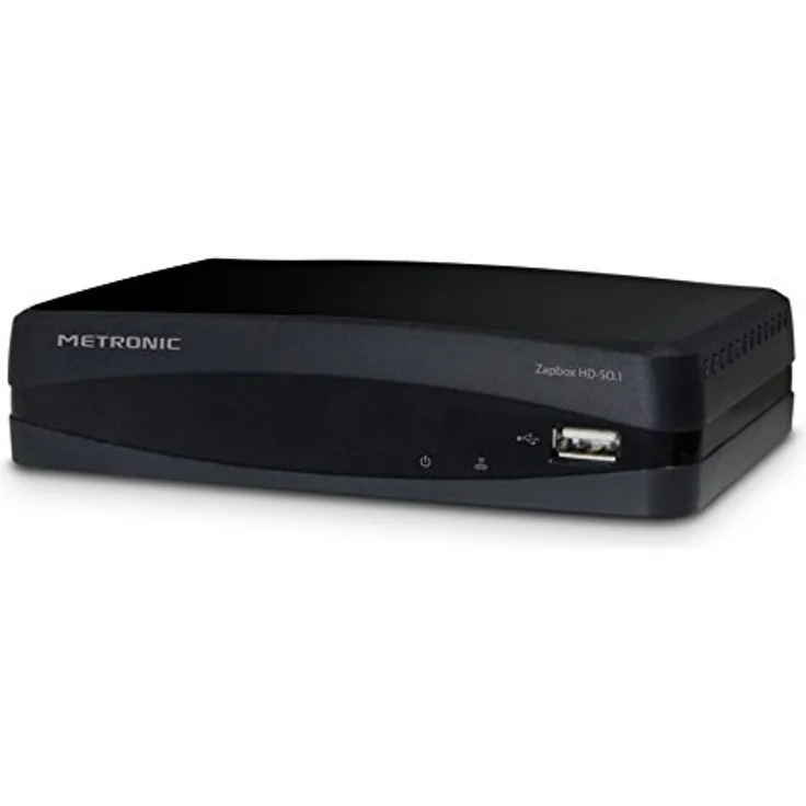 Metronic 441615 Zapbox HD-SO.1.1 - TDT-T2 HD-Empfänger, USB-Buchse, HDMI, SCART, SPDIF, Fernbedienung, Schwarz