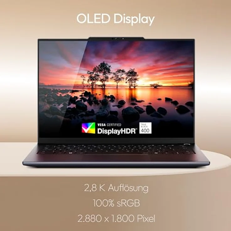 MEDION Signium 14 S1, 14 Zoll 2,8K OLED Laptop (Core i5 120U, 16GB RAM, 512GB SSD, FHD Webcam, WLAN, Windows 11 Home) – Bild 4