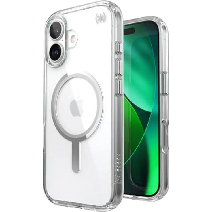 Speck Presidio Perfect Clear + MS für Apple iPhone 17, transparente Smartphone-Hülle mit MagSafe und Microban-Beschichtung, maximale Fallhöhe 4 Meter – Bild 3