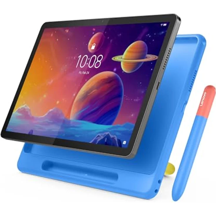 LENOVO Play Suite, Backcover für Lenovo Tab, robuste Silikonhülle, blau – Bild 5