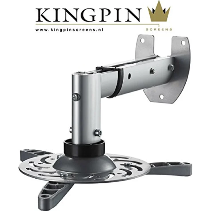 Kingpin Screens Vertical Projector Mount Silver – Projektor-Zubehör (1,3 kg, 15 kg, 243 x 216 x 95 mm) – Bild 3