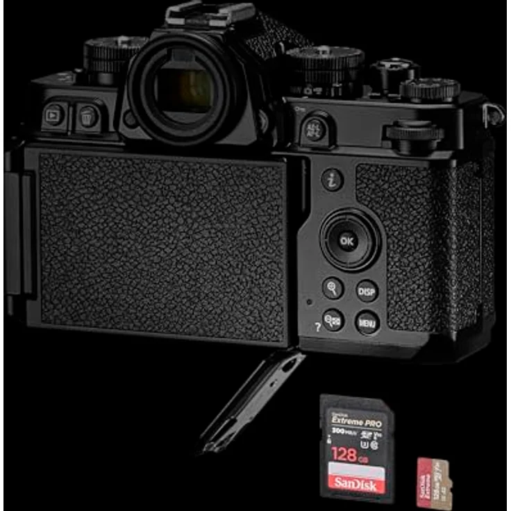 Nikon Z f Silber Kit Nikkor Z 40mm 1:2.0, Vollformatkamera mit 24.4MP, 4K Video, Pixel Shift, neig- und drehbarem Touch-Monitor, Magnesiumlegierung – Bild 3