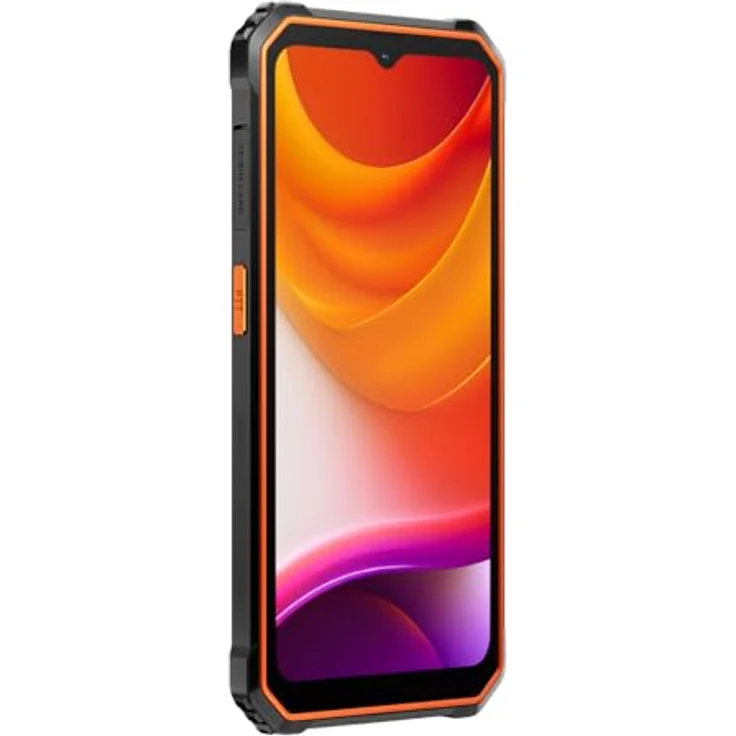 Blackview BV4800 SE Outdoor Smartphone, 6,56 Zoll HD+ Display, 12GB RAM, 64GB ROM, IP68/IP69K, 5100mAh Akku, Dual-Kamera, Android 15, Schwarz (Orange) – Bild 3