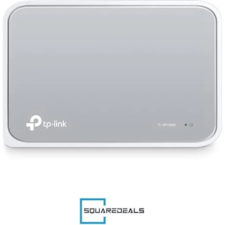 TP-Link TL-SF1005D 5-Port Fast Ethernet-/Netzwerk-/Lan Switch (10/100Mbit/s, automatische Geschwindigkeits- und Duplexanpassung, Plug-und-Play, Auto-MDI/MDIX, lüfterlos) weiß – Bild 5