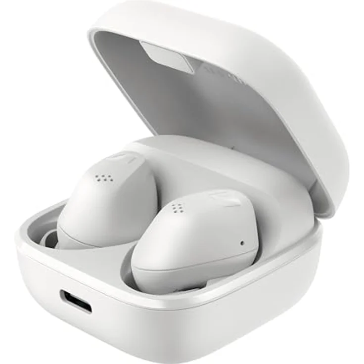 Sennheiser ACCENTUM True Wireless Earbuds - hochkomfortables, ergonomisches Design und 28 Stunden Akkulaufzeit für den ganzen Tag - kristallklarer Sound mit Hybrid ANC und Touch-Interface – Weiß – Bild 1