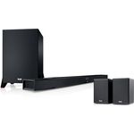 Teufel CINEBAR LUX Surround Ambition 5.1 Set - Soundbar mit Kabellose Aktiv Rear-Speaker, Subwoofer, Dolby Audio, WLAN, Bluetooth, Multiroom, 4K-Pass-Through, HDMI 3D ARC CEC - schwarz - Preisvergleich