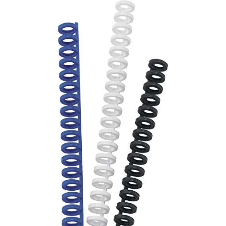 GBC 387357E ClickBind Binderücken, 16 mm, 145 Blatt Kapazität, A4, Ring 50, Schwarz