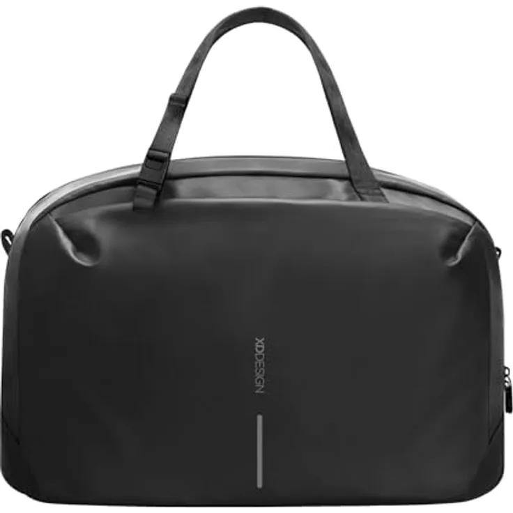 XD Design Urban Weekender Reisetasche 50 cm (17.72"), Notebooktasche für Geräte bis 45 cm, Schwarz, robustes Polyurethan