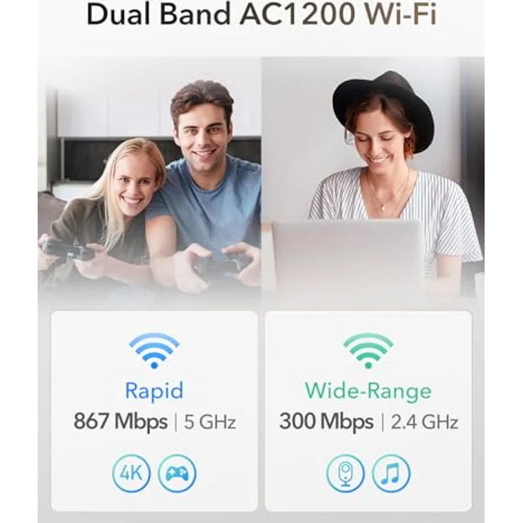 Cudy LT500E 4G LTE Cat 4 Modem-Router mit SIM-Kartensteckplatz, AC1200 WiFi, OpenVPN, Wireguard, IPsec, VPN-Client, Antennen Interno, Mesh – Bild 4