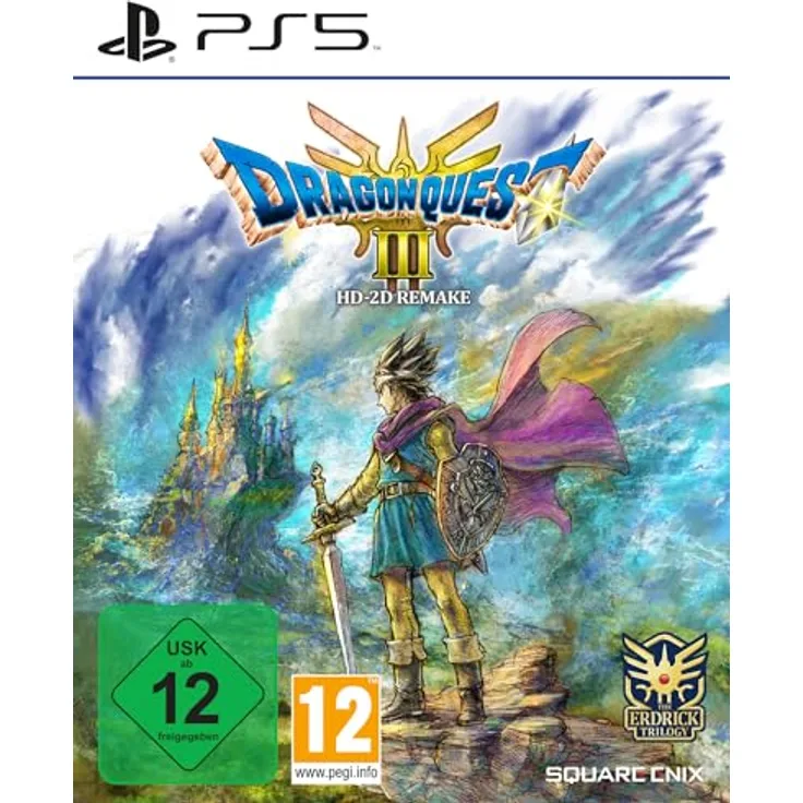 SQUARE ENIX DRAGON QUEST III HD-2D Remake (PS5), rundenbasiertes Kampfsystem und atemberaubende HD-2D-Grafik