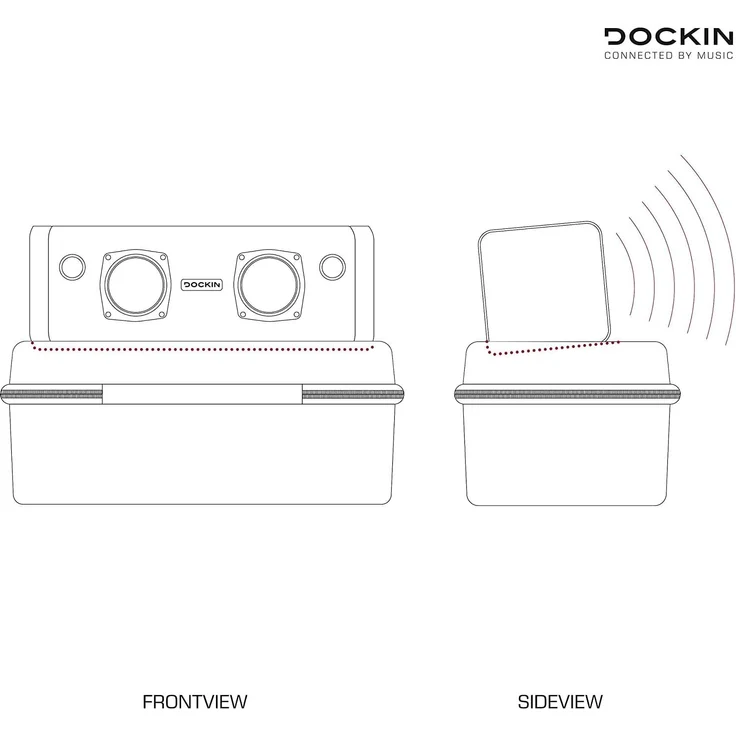 DOCKIN SPEAKER BAG D FINE Transporttasche - Preisvergleich – Bild 5
