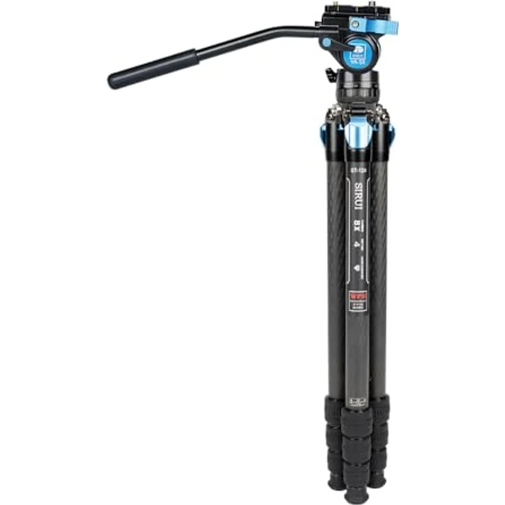 SIRUI ST-124 Superb Travel Dreibeinstativ Carbon mit Videokopf VA-5 ST-Serie – Bild 9