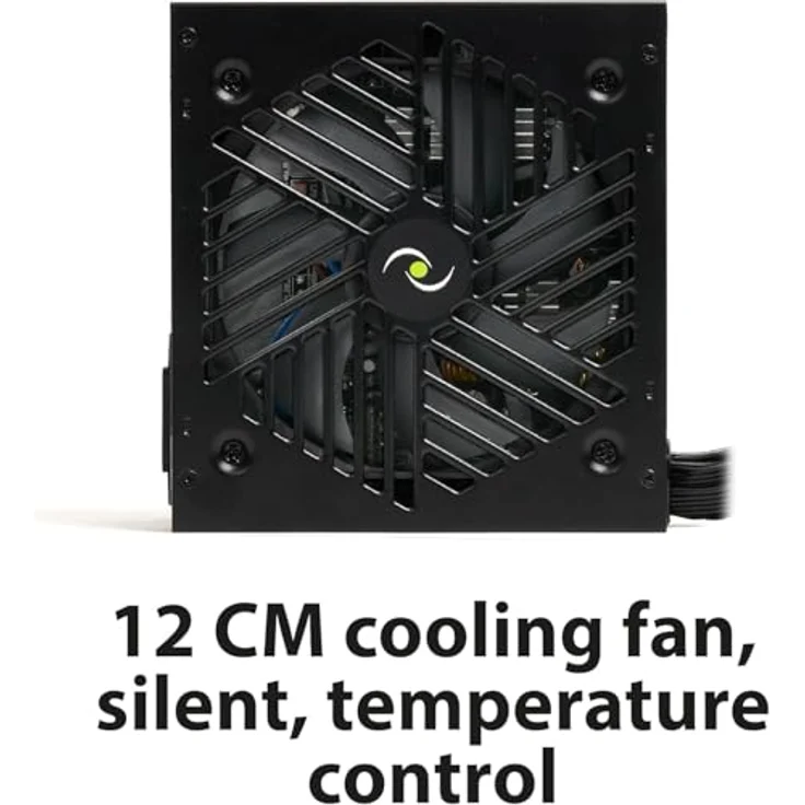 Tecnoware Free Silent PRO 550, Netzteil für PCs mit NVIDIA GeForce GTX - RTX, leiser 12 cm Lüfter, PCI-E 6+2, CPU 4+4, SATA, Molex – Bild 5