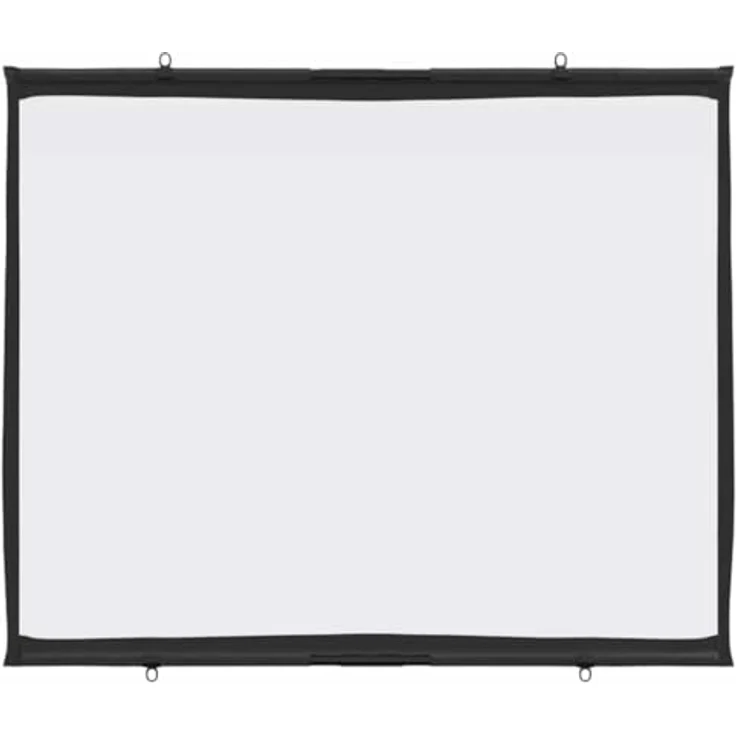 vidaXL Beamer Leinwand 72 Zoll 4:3, wandhängend, hochwertige Projektionswand aus 100% Polyester, ideal für Heimkino und Präsentationen – Bild 4
