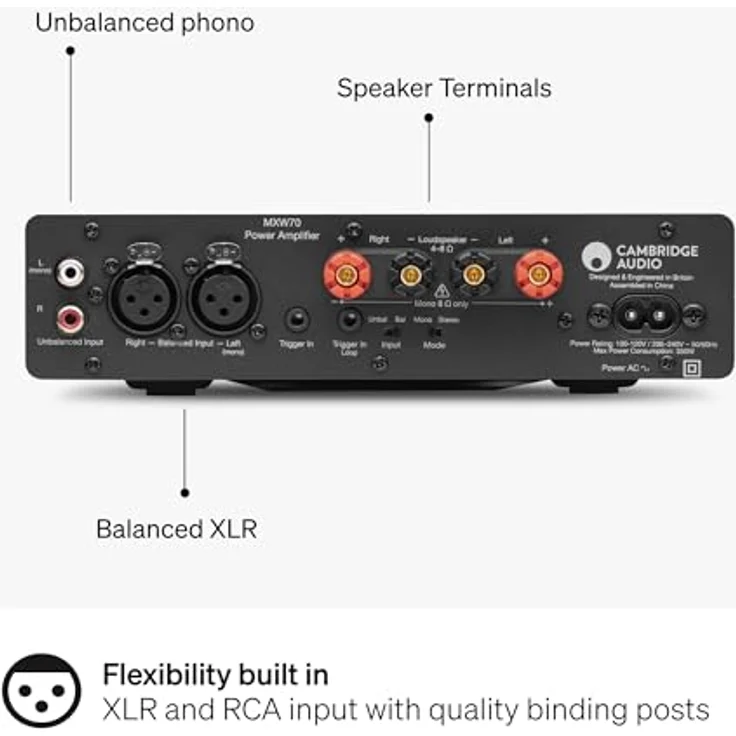 MXW70 Stereo-Endstufe lunar grau – Bild 5