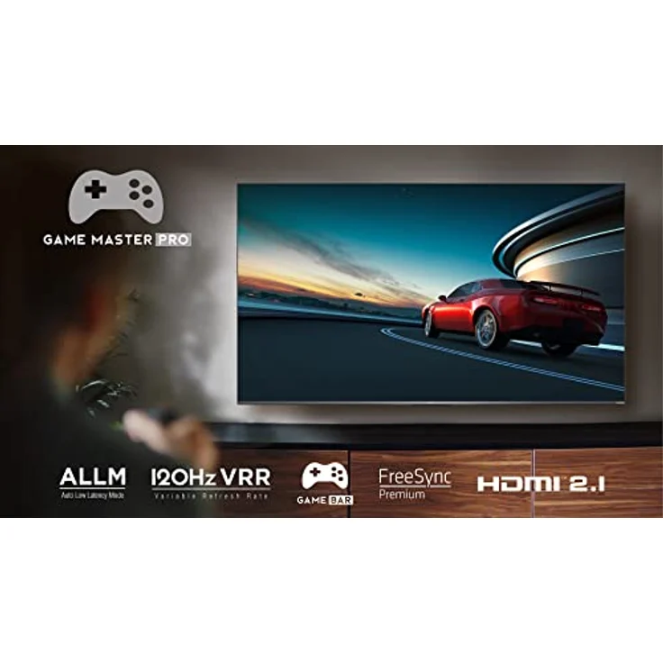 TCL 98C735 248 cm (98 Zoll) QLED Smart TV (Ultra HD, Dolby Vision IQ, HDR10+, HDR10, HDR HLG, Edge LED) HD-Triple-Tuner (Sat, Antenne, Kabel) Modelljahr 2022 Energieklasse G (DE-Modell) – Bild 7