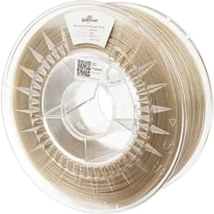 Spectrum Glitter Filament (PLA, 1.75 mm, 1000 g, Gold), 3D-Druckmaterial mit Metallic-Effekt – Bild 1