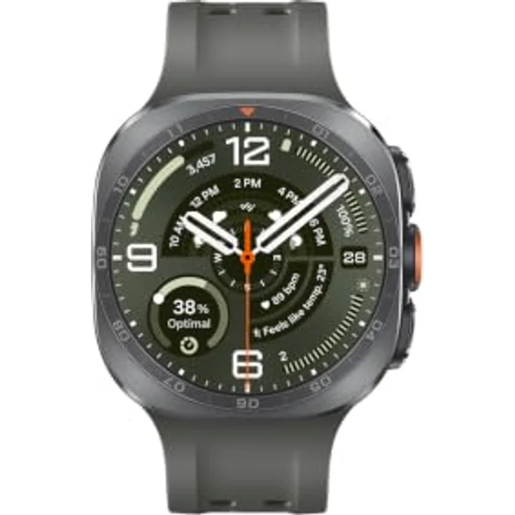 SAMSUNG Galaxy Watch Ultra2, 47 mm LTE Smartwatch, Titan Nitrilkautschuk, 90-140 mm, Titanium Silver – Bild 6