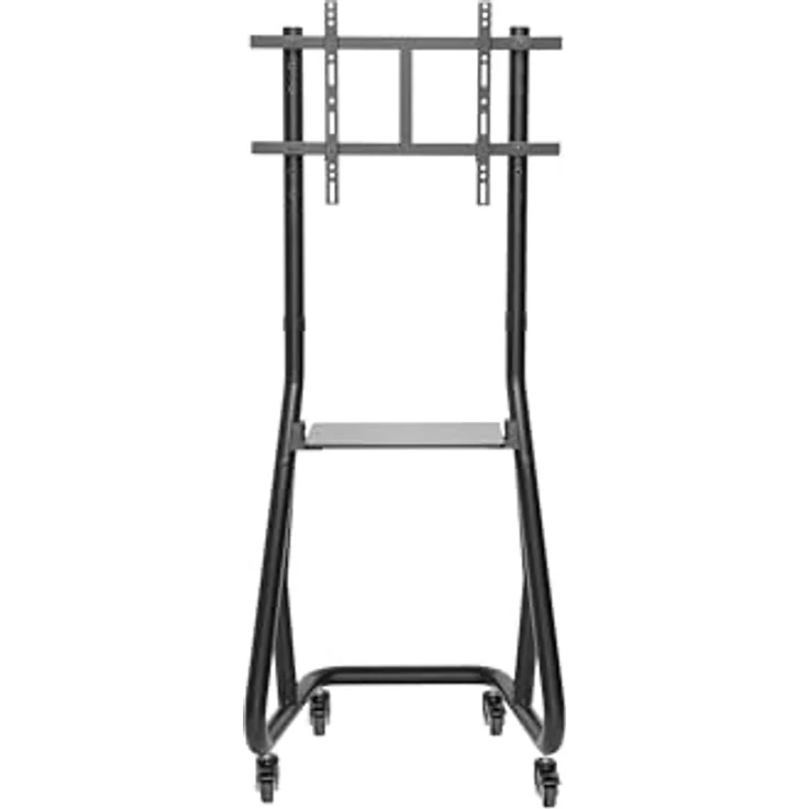Equip 650608 TV-Halterung für Flachbildschirme, höhenverstellbar, bis 80 kg, Schwarz, 37"-80" – Bild 2