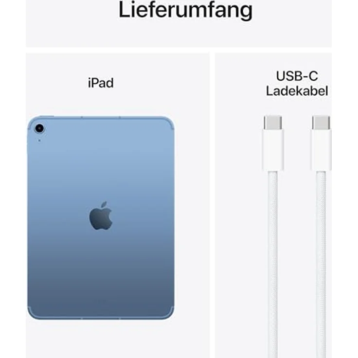 Apple iPad 11" 2025, 11. Generation Wi-Fi + Cellular 512 GB Blau – Liquid Retina Display, A16 Chip, True Tone – Bild 7