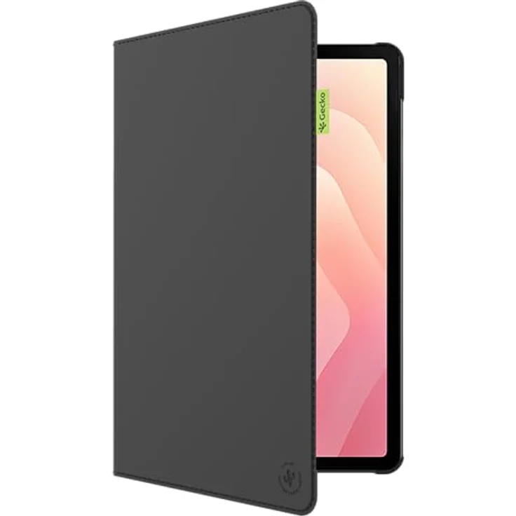 Gecko Covers Tablet Hülle aus Kaktusschale für Samsung Galaxy Tab S11 - Schlaf/Wach Funktion, Schwarz – Bild 1