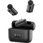 Ulanzi A200 Mini Mic, Wireless USB-C Mikrofon mit 48 kHz Abtastrate, schwarz