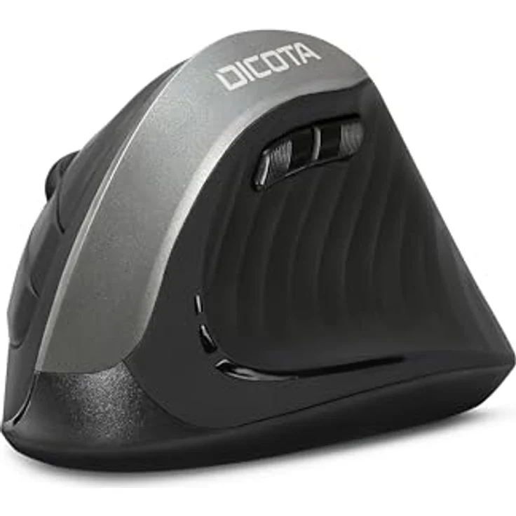 DICOTA Wireless Ergonomic Mouse Relax, Ergonomisches Design, 800/1200/1600 DPI, USB Plug & Play, Rechtshänder, 5 Tasten – Bild 2