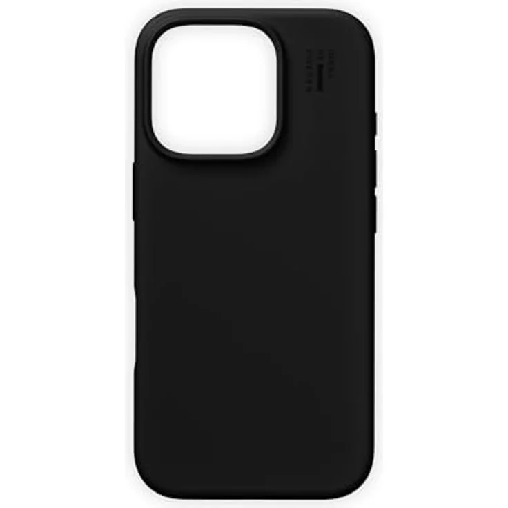 iDeal Of Sweden Designer Magsafe Silicone-Cover Black für Apple iPhone 13/14/15/16e, Smartphone Hülle mit gebürsteter Oberfläche, Schwarz – Bild 1
