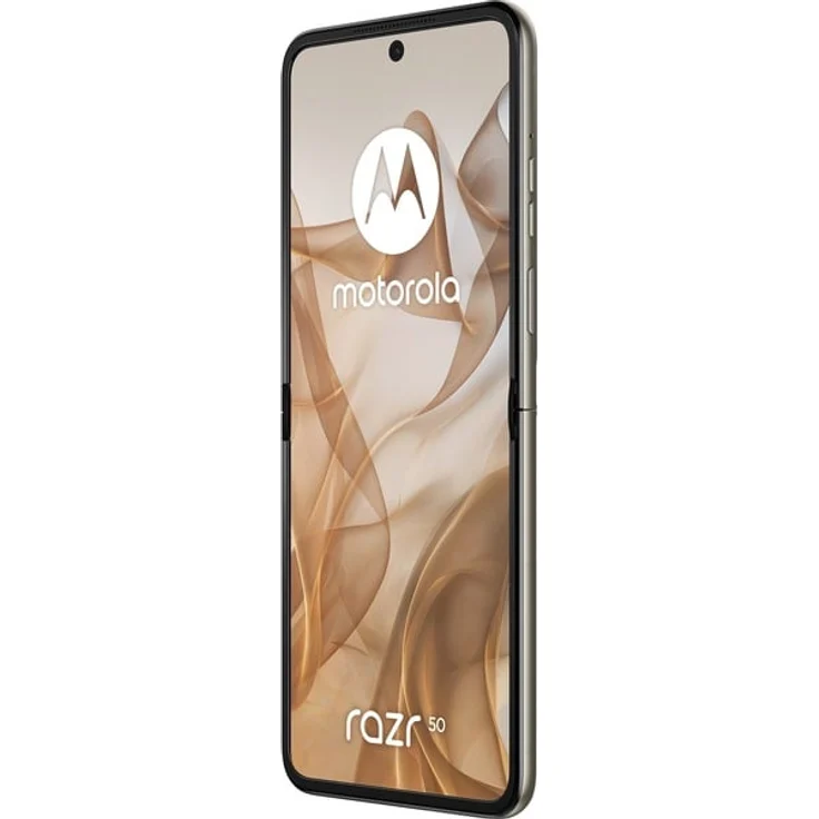 Motorola razr 50 Smartphone, 17,53 cm/6,9 Zoll, 50 MP Kamera, beige, 256 GB – Bild 4