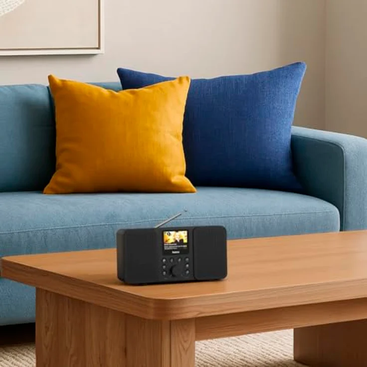 Hama DIR10, Bluetooth DAB/DAB+/FM Radio, Schwarz, mit Internetradio und App-Kompatibilität – Bild 5