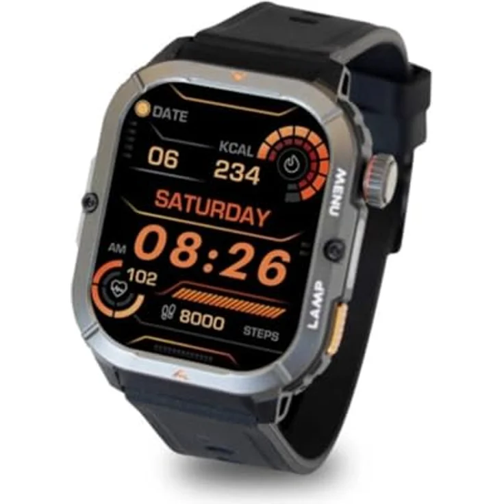 AGM Smartwatch AGM_LEG3_EU002B, hochwertige Smartwatch mit vielseitigen Funktionen – Bild 2
