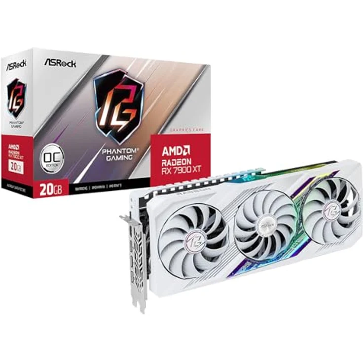 ASRock Radeon RX 7900 XT Phantom Gaming White 20GB OC – Bild 1