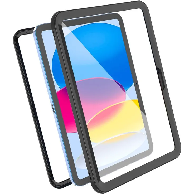 4smarts Tablet-Hülle Active Pro Rugged Case Stark für Apple iPad (10.Gen), stoßfest, wasserdicht, IP68, schwarz