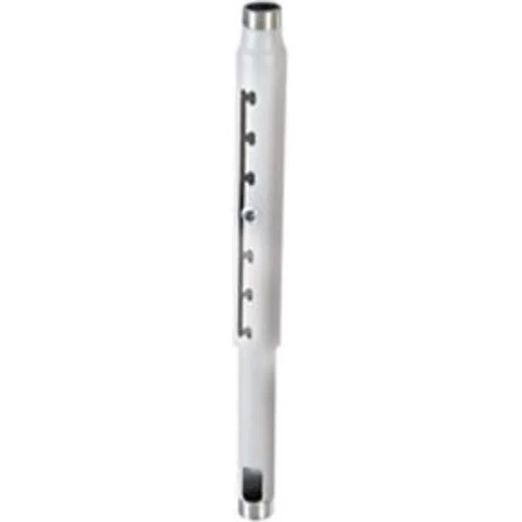 Chief CMS0305W Verlängerungsrohr, Gewinde, 90-150 cm, Aluminium, weiß, max. Traglast 226,8 kg