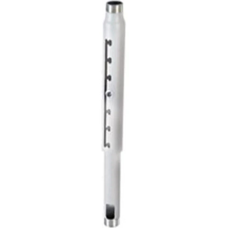 Chief CMS0305W Verlängerungsrohr, Gewinde, 90-150 cm, Aluminium, weiß, max. Traglast 226,8 kg