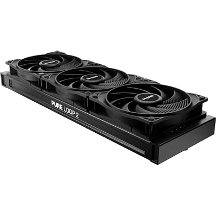 be quiet! Pure Loop 2 360mm All-in-One Wasserkühlung, 3x Pure Wings 3 PWM high-speed Lüfter, doppelt entkoppelte PWM-Pumpe mit ARGB, Schwarz – Bild 4