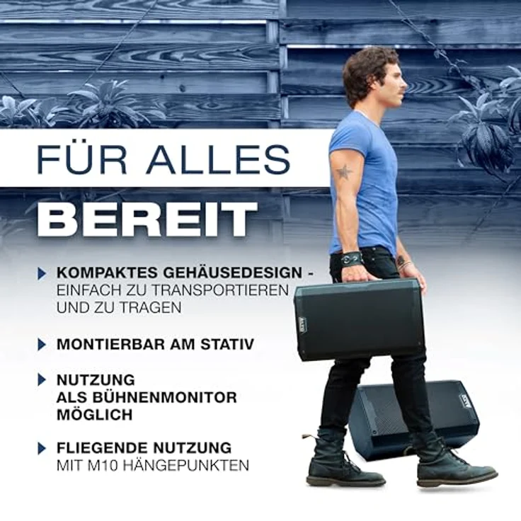 Alto Professional TS410, Aktiver Lautsprecher mit 2000 W, 10 Zoll Treiber, Bluetooth und App-Steuerung – Bild 7