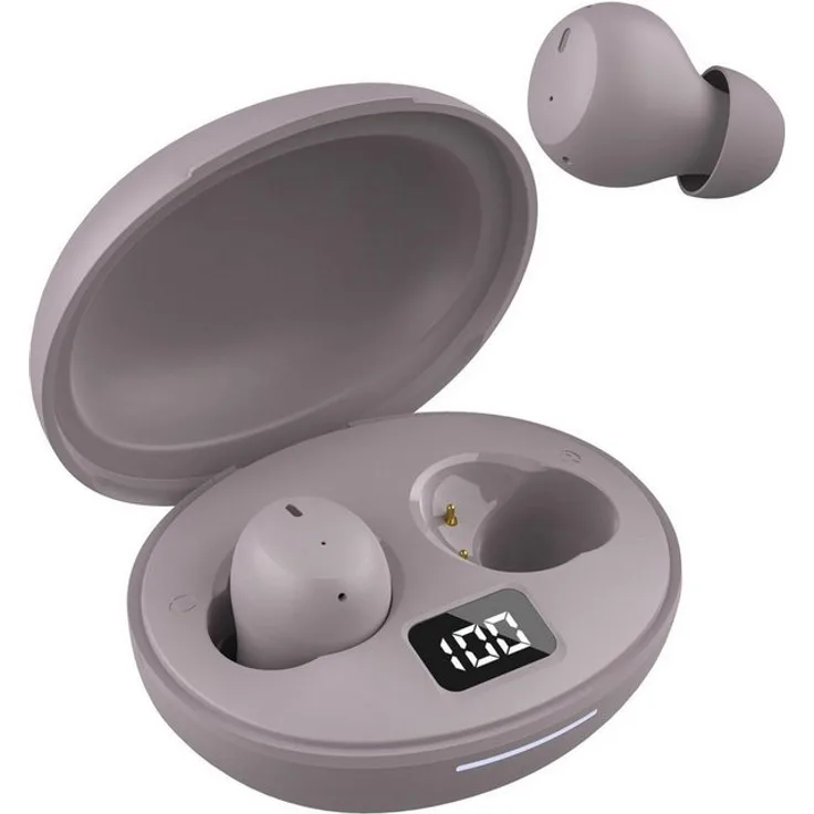 Kendo KENDO Buds 26EX In-Ear Kopfhörer, Bluetooth 6.0, dark pink, Touch-Steuerung, 3 Stunden Akkulaufzeit