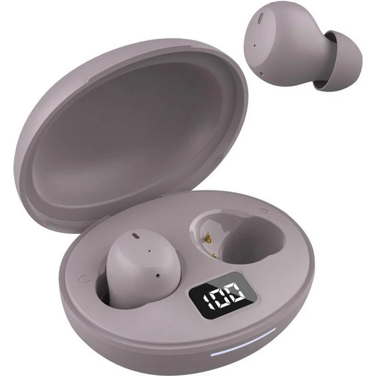 Kendo KENDO Buds 26EX In-Ear Kopfhörer, Bluetooth 6.0, dark pink, Touch-Steuerung, 3 Stunden Akkulaufzeit