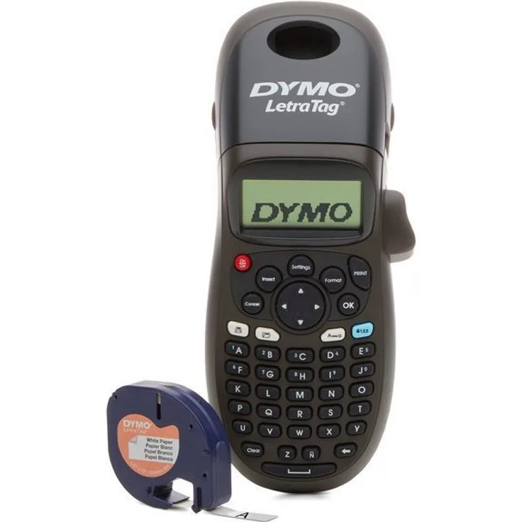 DYMO Beschriftungsgerät Dymo 2125197, Tragbares Beschriftungsgerät mit Band zum Aufbügeln, 160 dpi - Schwarz
