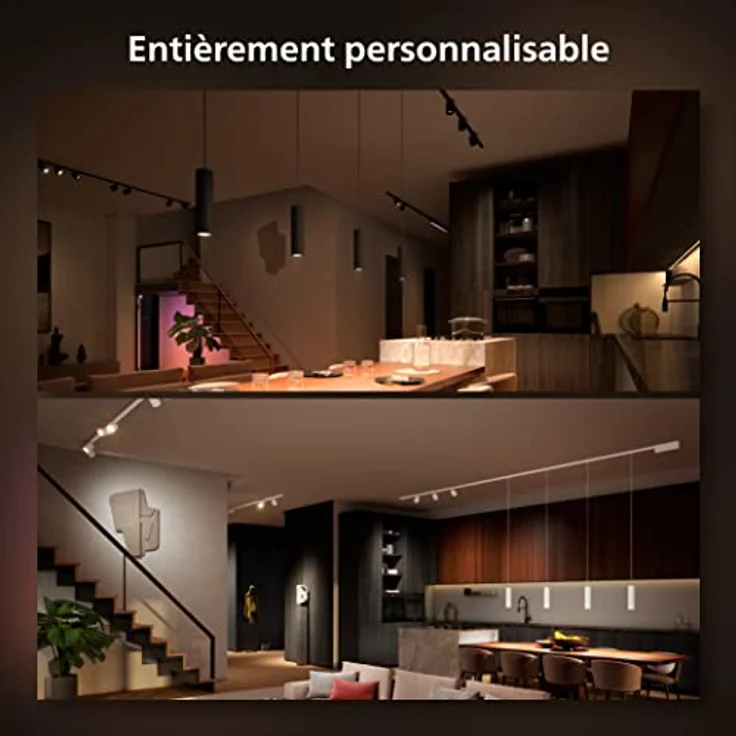 Philips Hue White & Color Amb. Perifo Erweiterungsspot, dimmbar, 16 Mio. Farben, steuerbar via App, kompatibel mit Amazon Alexa, Apple HomeKit & Google Assistant, weiß – Bild 4