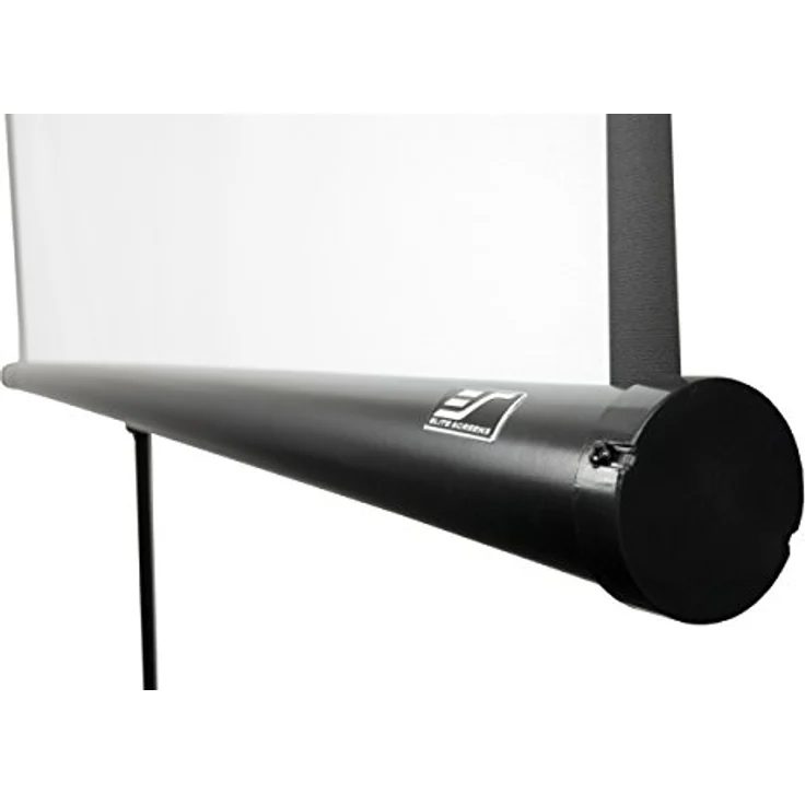 Elite 84" Tripod Leinwand, 4:3 Beamer-Leinwand mit mattem Weiß und schwarzem Design, tragbar und robust – Bild 2