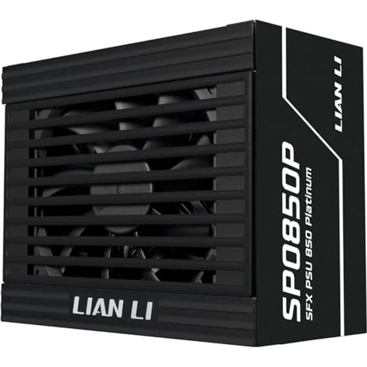 Lian Li SP Series Platinum 80 PLUS Platinum Netzteil, SFX, 850 Watt, vollmodular, PCIe 5.1, ATX 3.1, schwarz – Bild 1