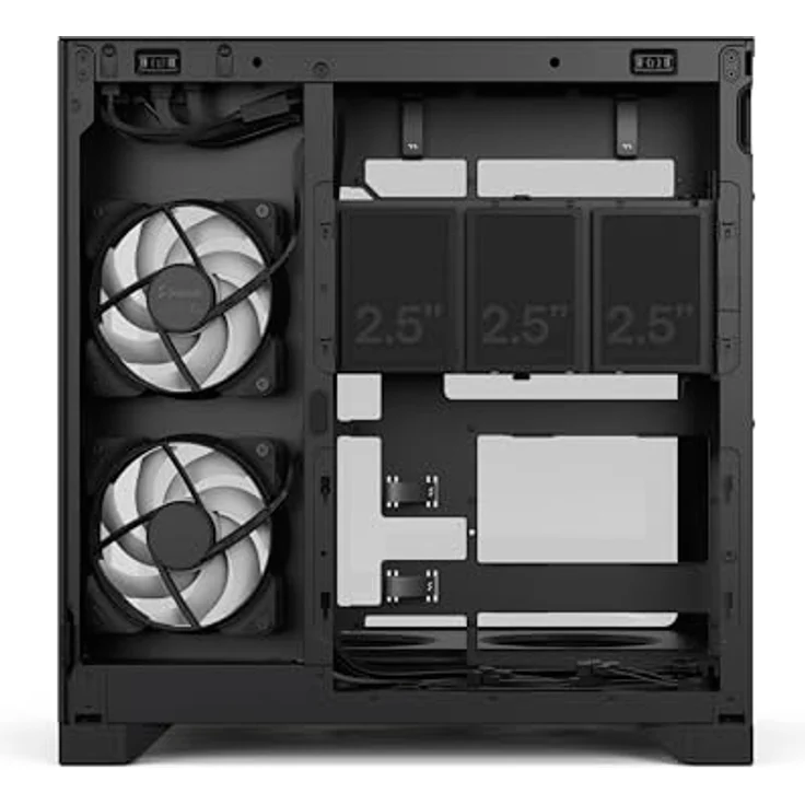 Fractal Design Pop 2 Vision Black RGB, Midi-Tower PC-Gehäuse für ATX, E-ATX, vorinstallierte 4 Lüfter, max. CPU-Kühlerhöhe 172 mm, Grafikkartenlänge bis 412 mm – Bild 10
