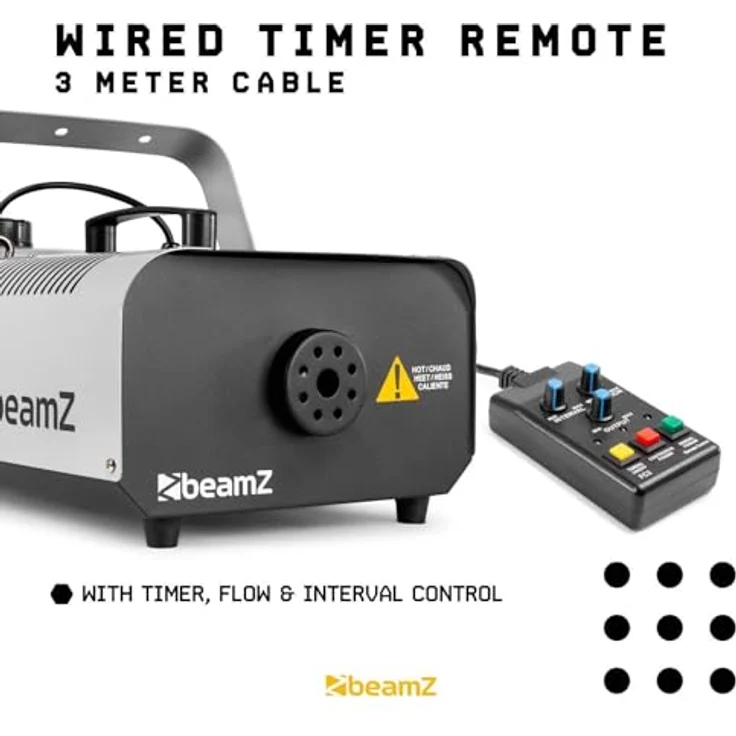 beamZ S1500 Nebelmaschine DMX mit Timer-Steuerung – Bild 6