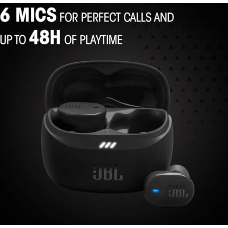 JBL TUNE BUDS 2 wireless In-Ear-Kopfhörer (Adaptive Noise-Cancelling, A2DP Bluetooth) in Schwarz – Bild 4