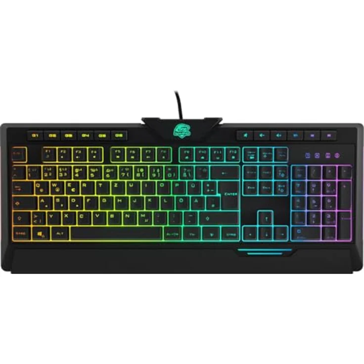 ONE GAMING Lightning Detonator 2.0 V2, Gaming-Tastatur mit RGB-Hintergrundbeleuchtung, 26-Tasten-Rollover und Anti-Ghosting, schwarzes Design – Bild 1